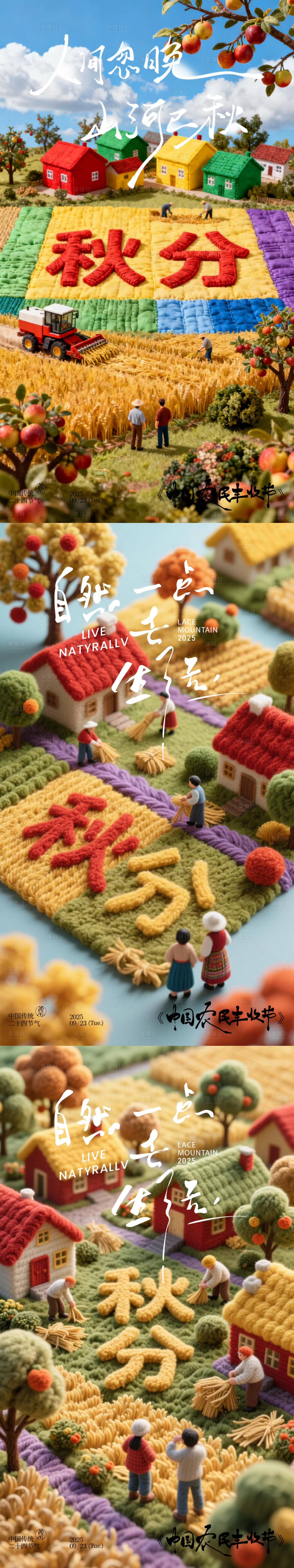 源文件下载【享设计】搜索编号：73600033209363731【秋分节气海报】