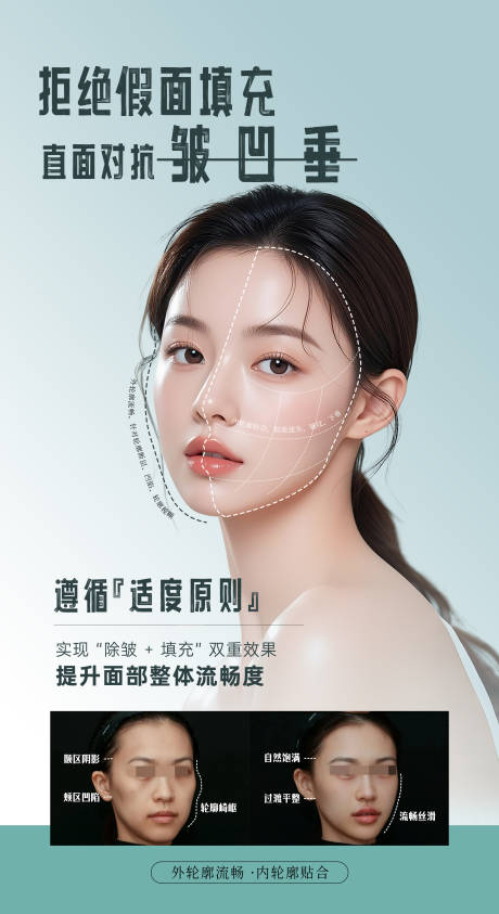 源文件下載【享設計】搜索編號：83330032903452911【醫美抗衰海報】