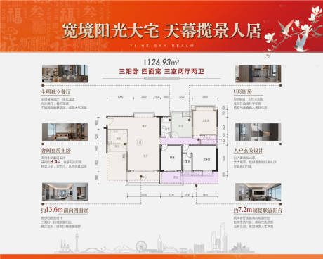 源文件下載【享設(shè)計】搜索編號：61450032856584085【地產(chǎn)人居戶型賣點(diǎn)海報展板】