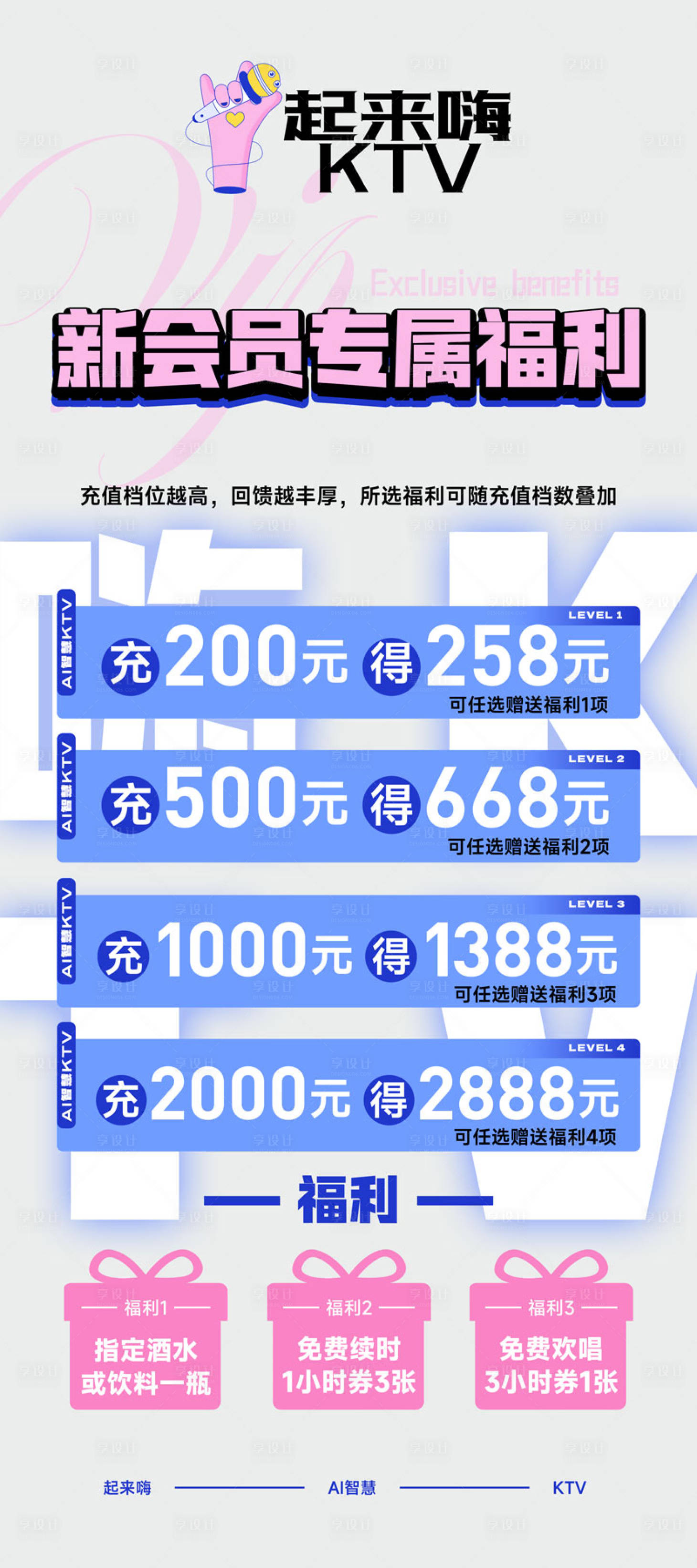 源文件下载【享设计】搜索编号：90480033342803225【ktv充值优惠易拉宝】