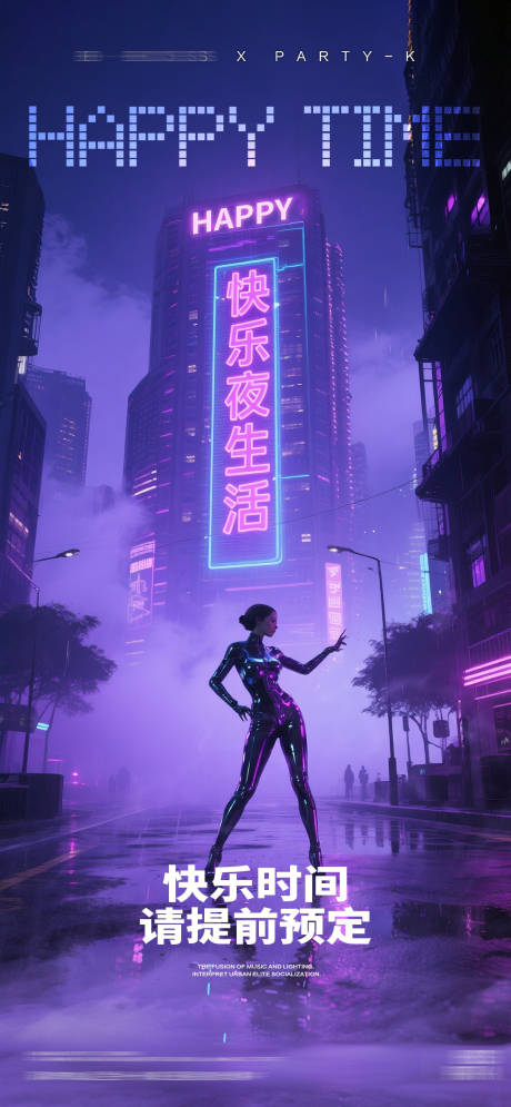 源文件下載【享設計】搜索編號：33850033056433946【酒吧KTV夜店邀約預定轉場海報】