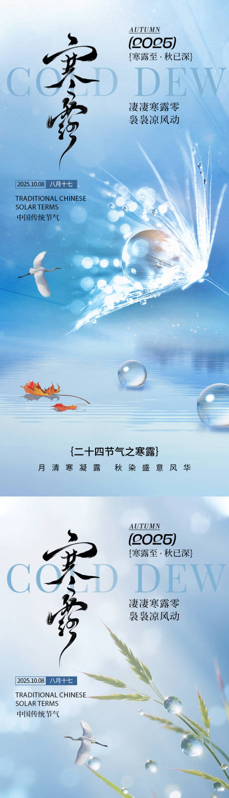 源文件下载【享设计】搜索编号：72500033219082578【寒露海报】