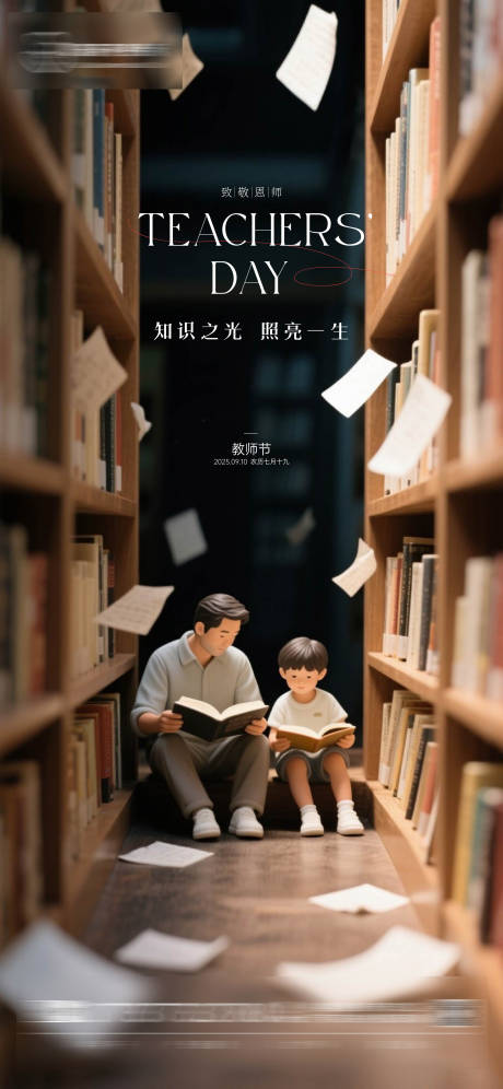源文件下载【享设计】搜索编号：65950032932608699【教师节海报】