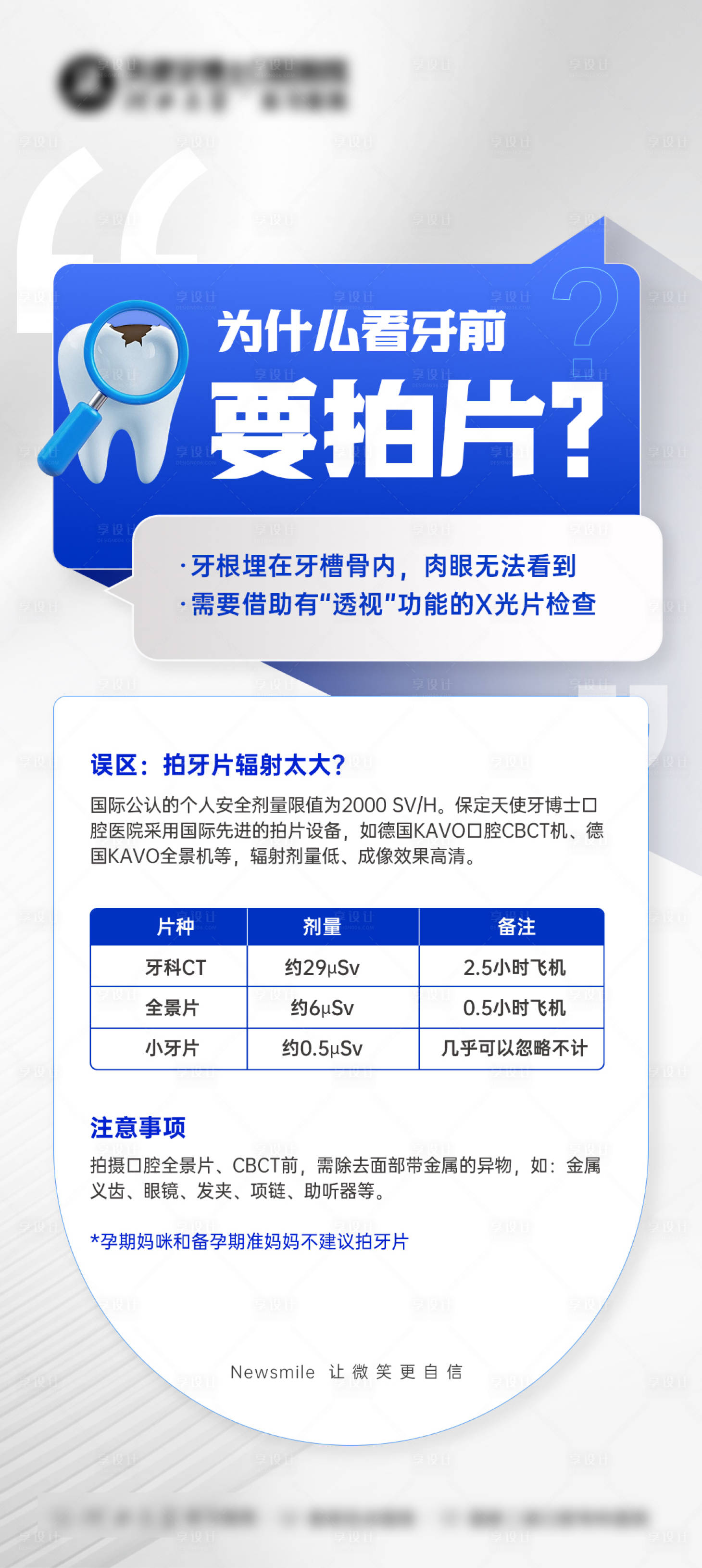 源文件下载【享设计】搜索编号：66030033730624294【口腔科普海报】