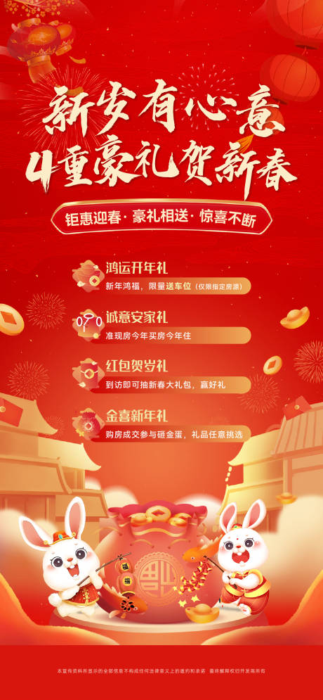 源文件下载【享设计】搜索编号：27810033417356152【新年四重礼海报】
