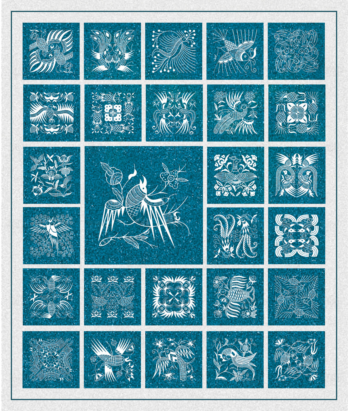 源文件下载【享设计】搜索编号：19600033773584743【苗族蜡染线稿白描图案花纹图片】