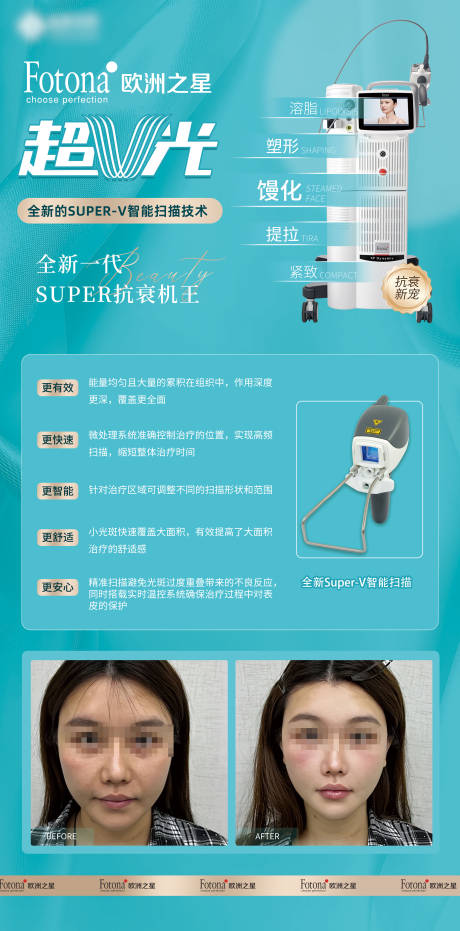 源文件下载【享设计】搜索编号：46760033401656147【超V光仪器海报】