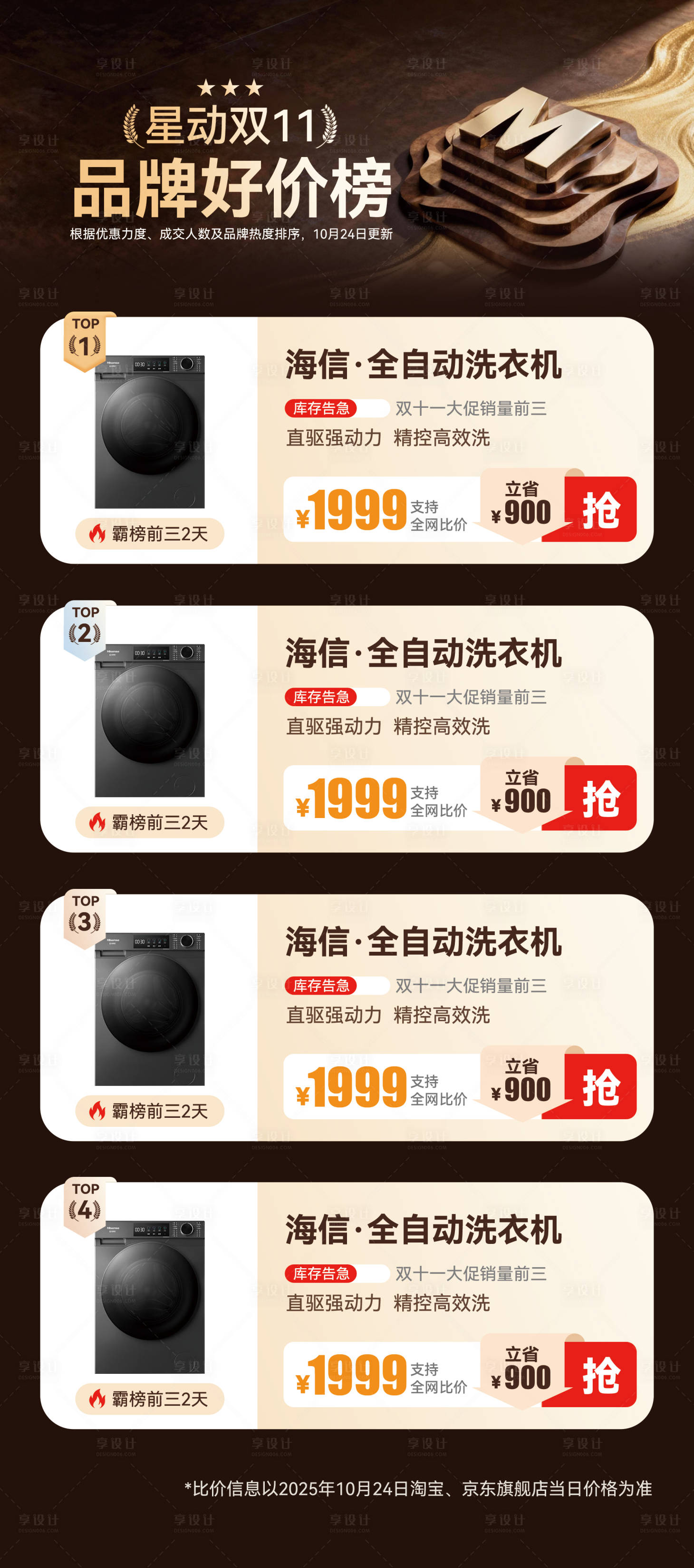 源文件下载【享设计】搜索编号：31540033718328472【家电卖场热卖热销产品排行榜海报】