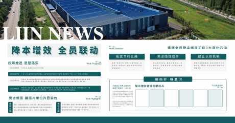 源文件下载【享设计】搜索编号：37130033487715158【 降本增效活动展板】