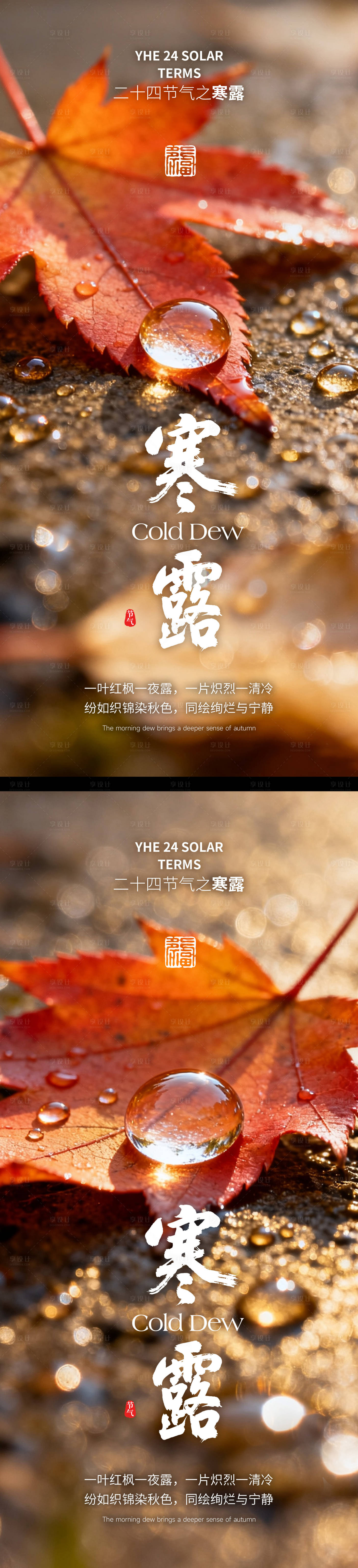 源文件下载【享设计】搜索编号：67650033383274256【寒露医美寒露美容寒露24节气】