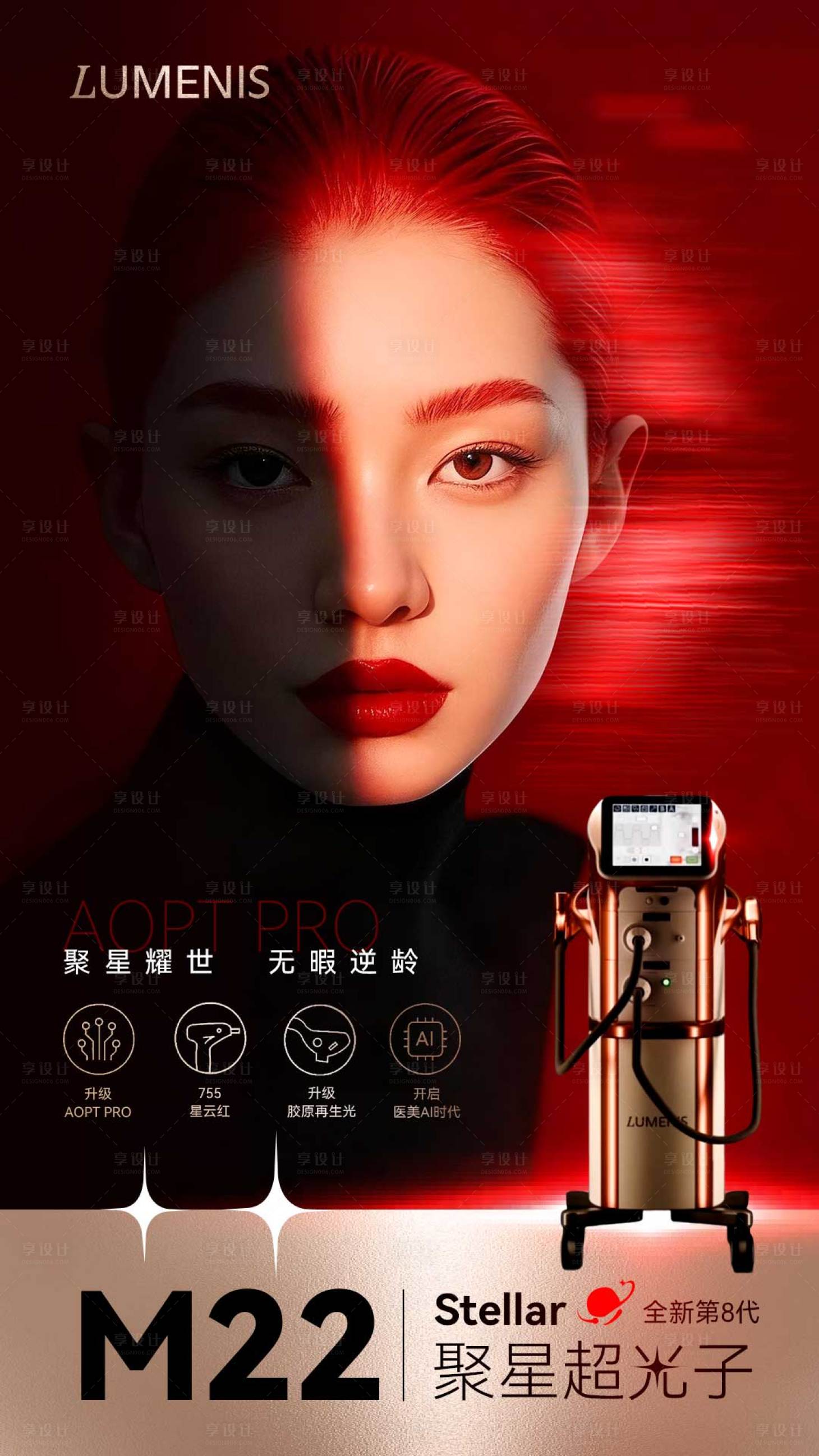 源文件下载【享设计】搜索编号：11050033751939456【M22聚星超光子科医人胶原再生】