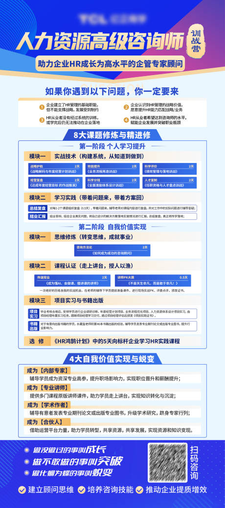 源文件下载【享设计】搜索编号：79970033545914348【人力资源高级咨询师海报】