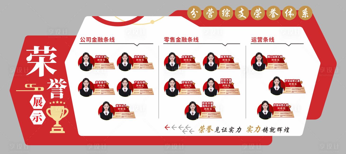 源文件下载【享设计】搜索编号：65060033533026090【荣誉墙】