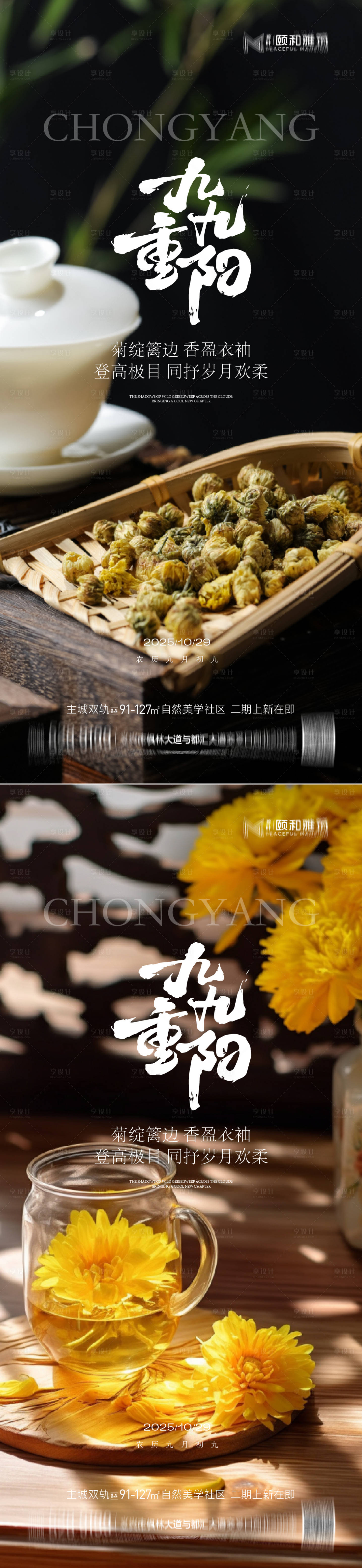 源文件下载【享设计】搜索编号：49390033565728727【2025重阳节节日海报】