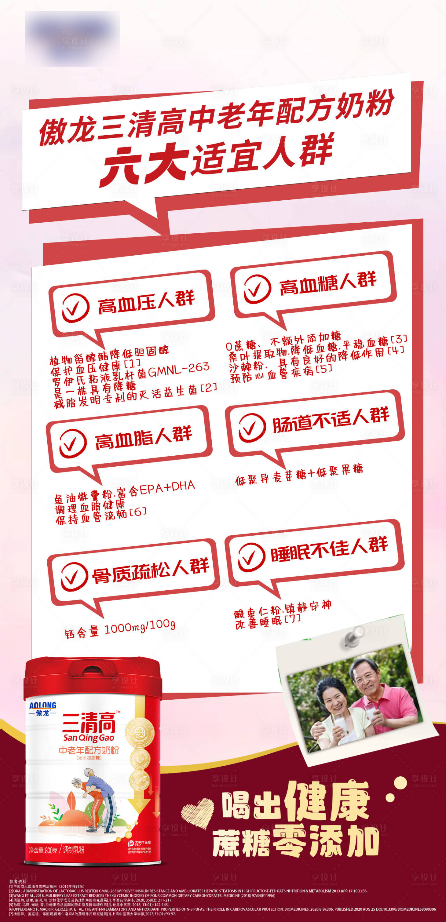 源文件下载【享设计】搜索编号：42050033739474444【中老年配方奶粉产品宣传海报】