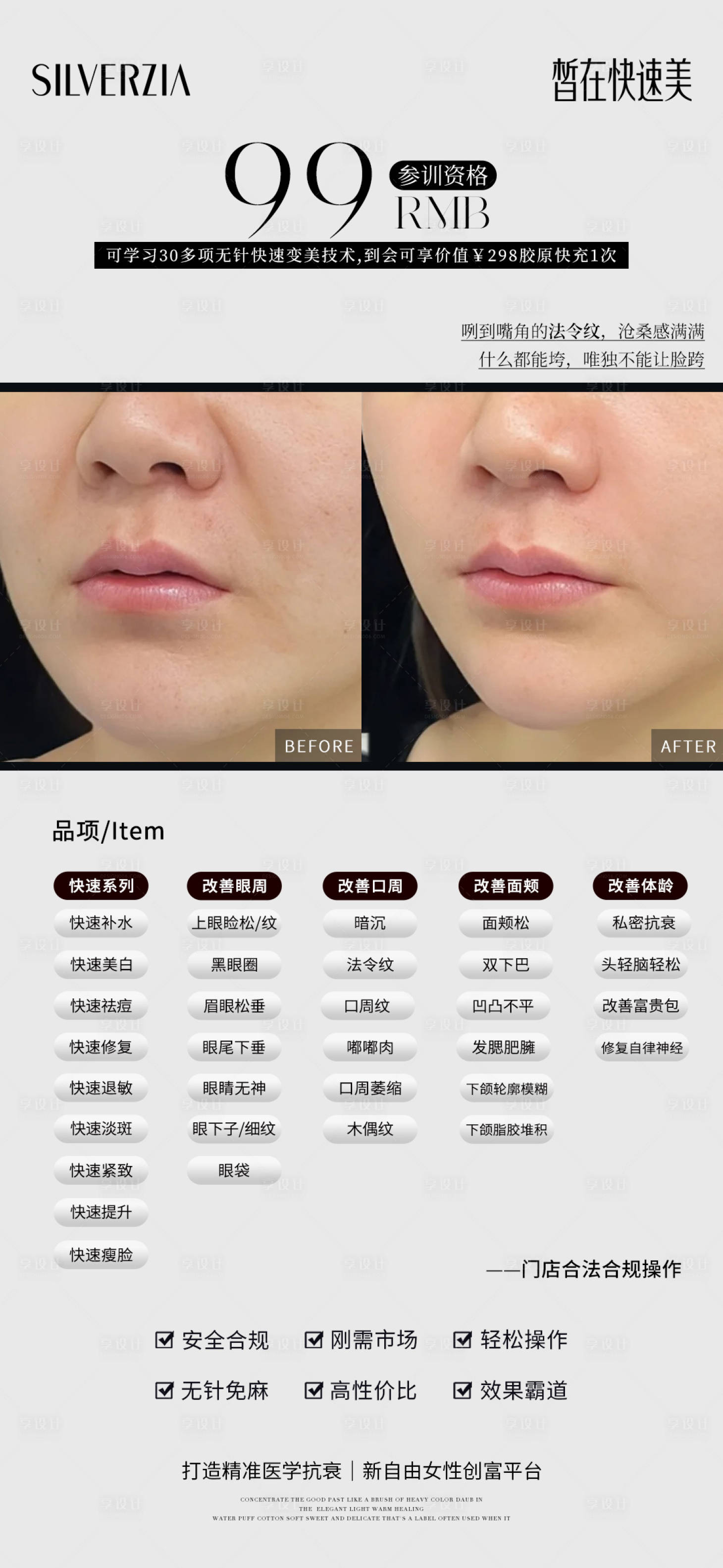 源文件下载【享设计】搜索编号：36010033698683626【医美培训门票】