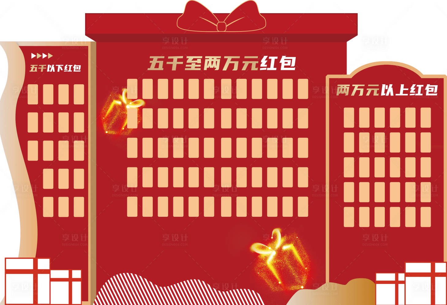 源文件下载【享设计】搜索编号：55720033457176755【红包墙 】