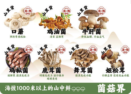 源文件下载【享设计】搜索编号：73450033643597791【海报山野菌菇火锅山野风餐饮】