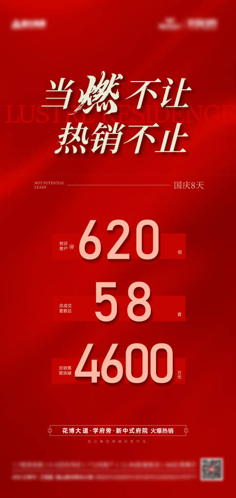 源文件下载【享设计】搜索编号：59490033409044639【地产国庆红金热销海报】