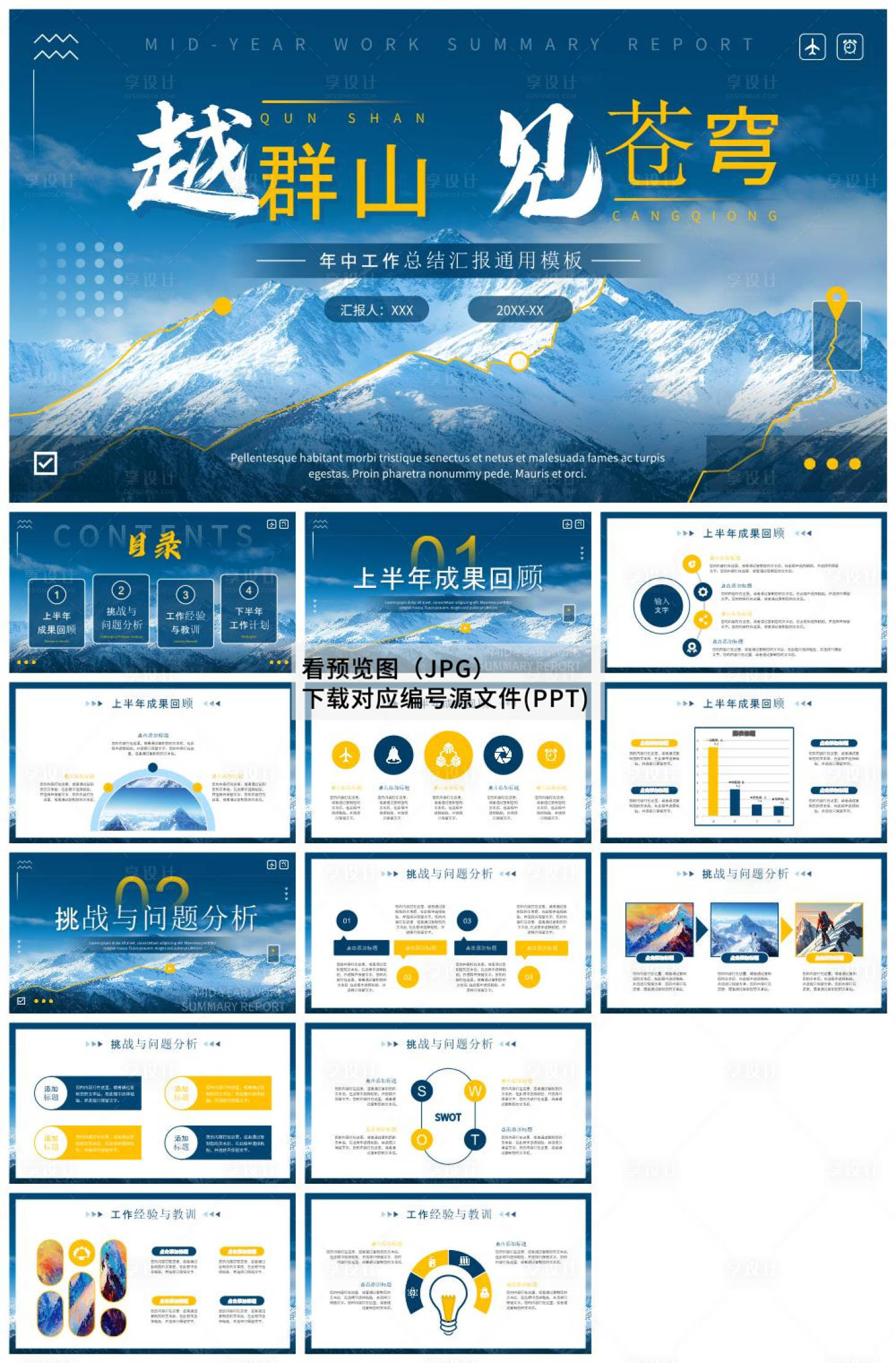 源文件下载【享设计】搜索编号：10290033767508213【商务工作汇报ppt模版】