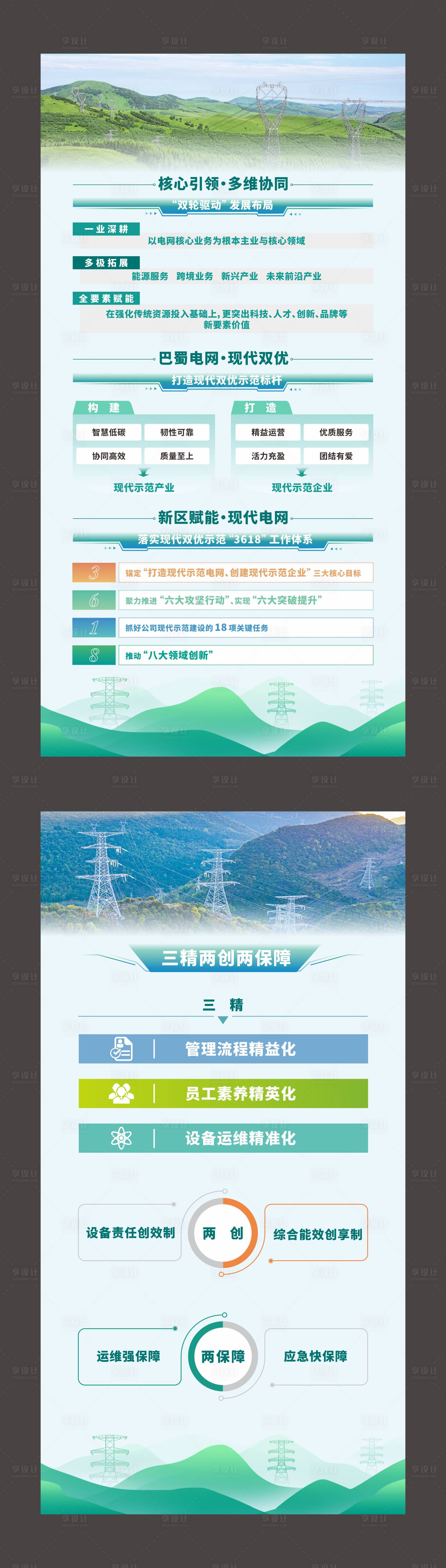 源文件下载【享设计】搜索编号：58450033610946429【电网海报】