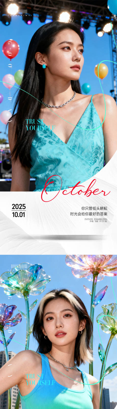 源文件下载【享设计】搜索编号：67440033411757186【医美主题早安日签海报】