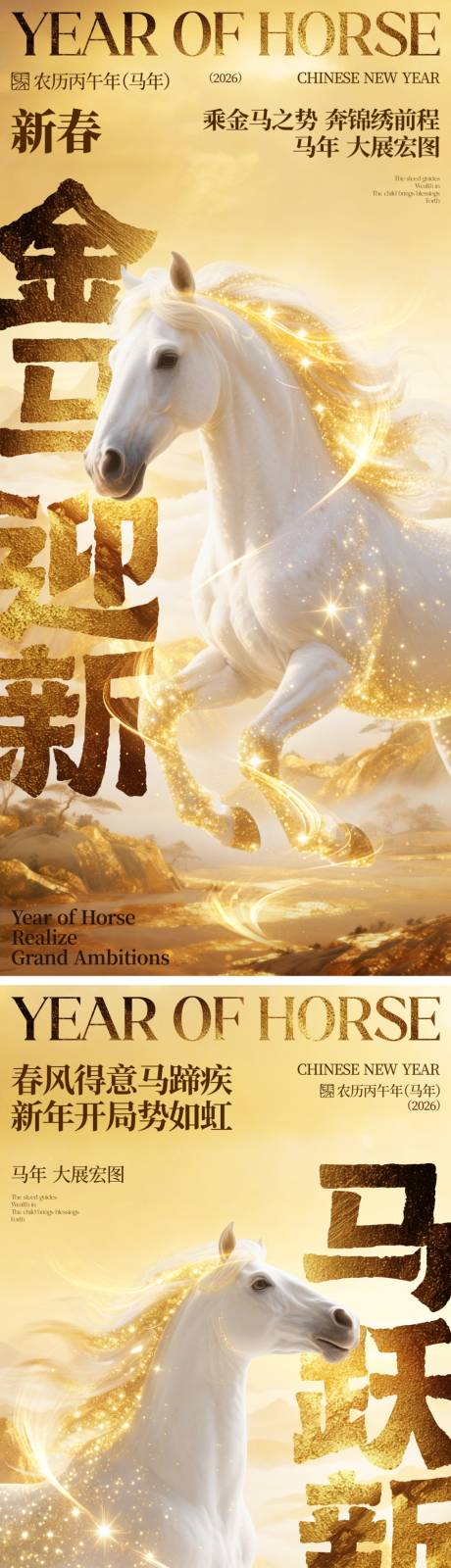 源文件下载【享设计】搜索编号：68330033745893717【马年新春海报】