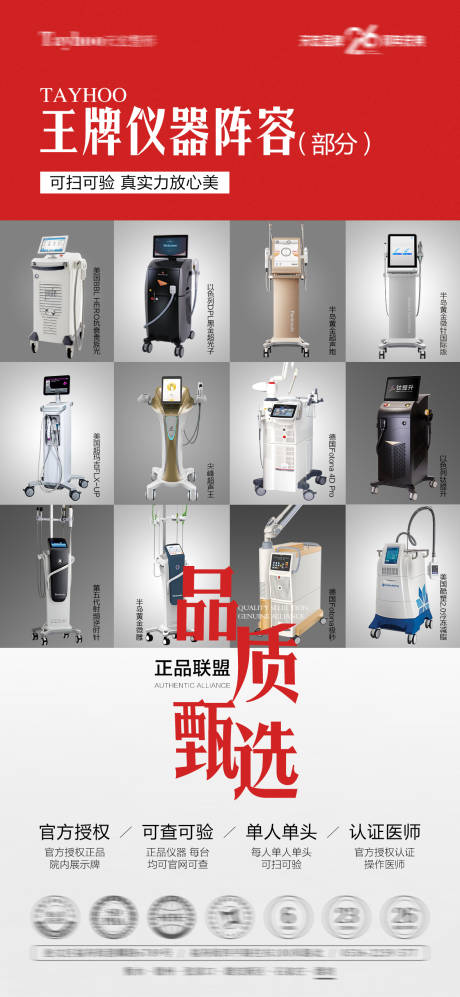 源文件下载【享设计】搜索编号：85650033733122108【王牌仪器阵容海报】
