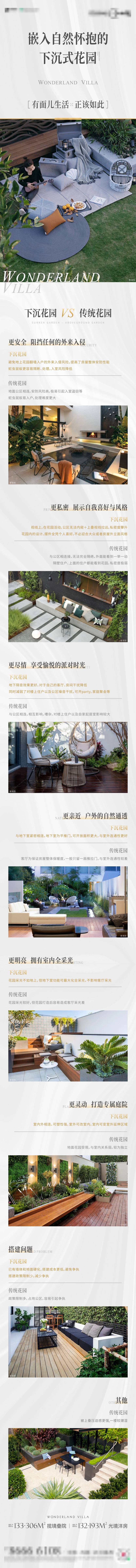 源文件下载【享设计】搜索编号：36080033518013823【地产下沉式花园长图】