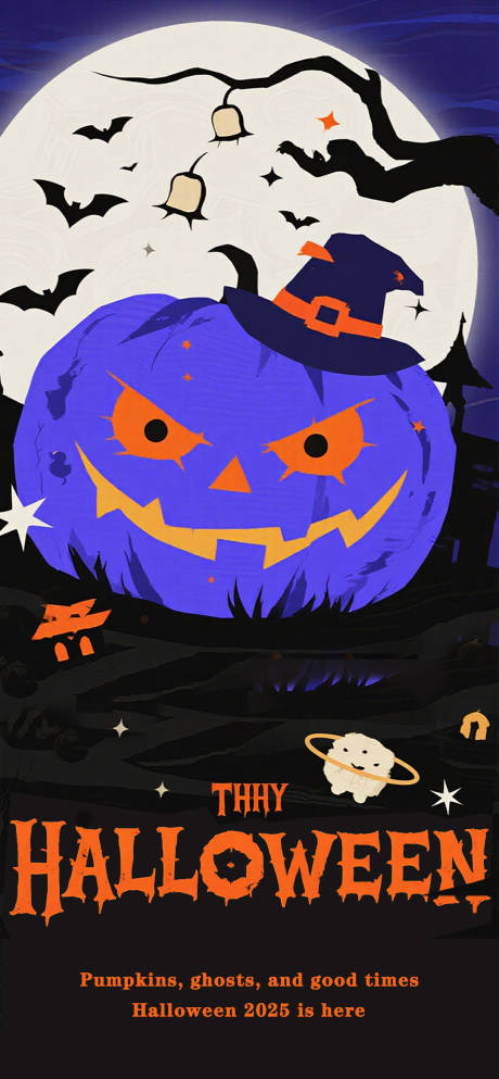 源文件下载【享设计】搜索编号：18370033789762714【万圣节海报】