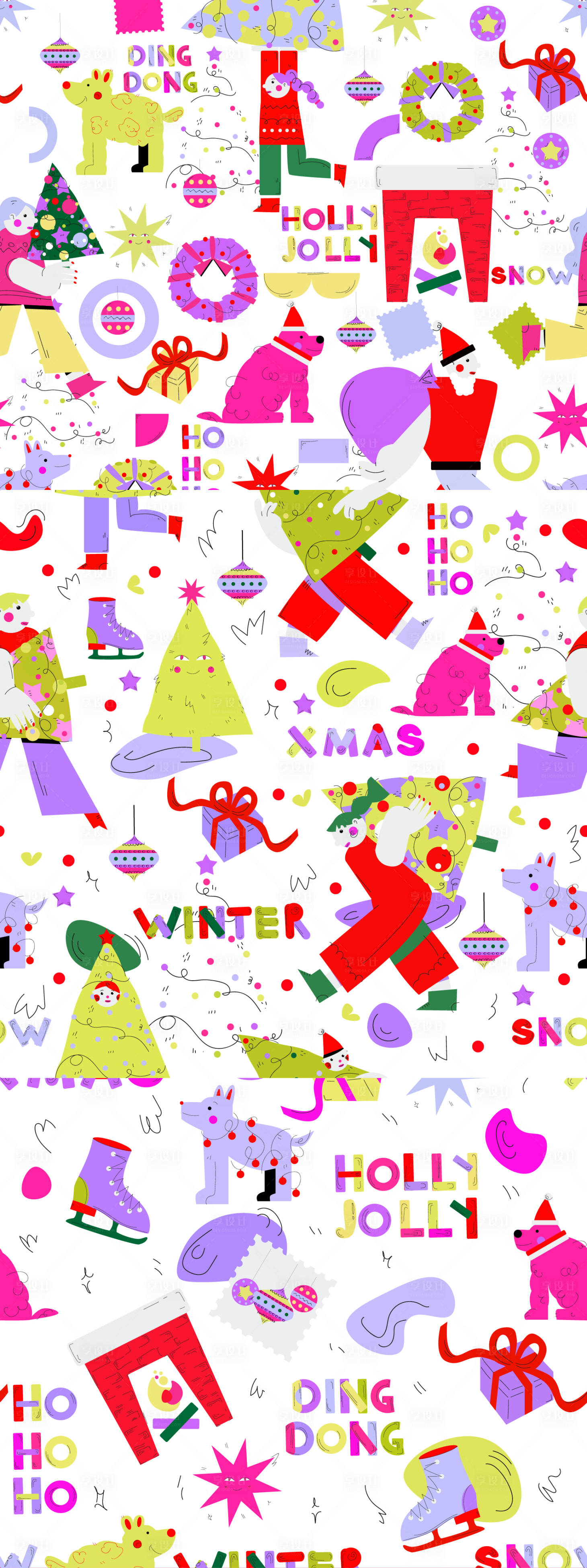 源文件下载【享设计】搜索编号：18100033711709361【圣诞节直播间贴纸】