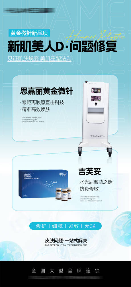 源文件下载【享设计】搜索编号：90330033409471185【医美仪器产品联合海报】