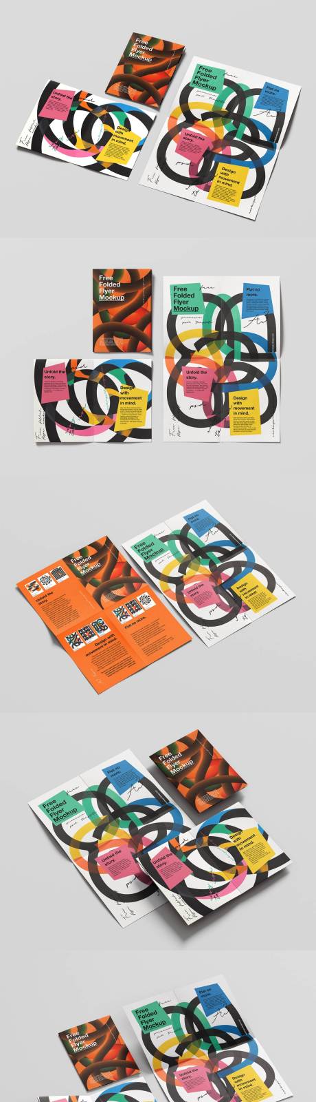 源文件下载【享设计】搜索编号：27910033622189094【A3折叠式传单贴图样机】