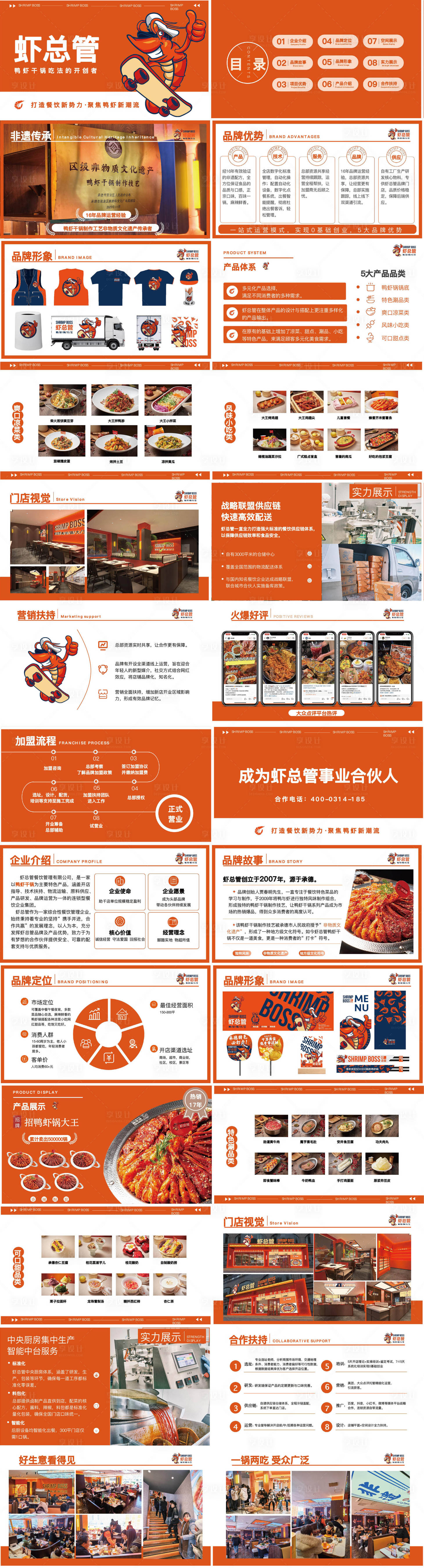 源文件下载【享设计】搜索编号：75050033387452676【餐饮鸭虾锅大王品牌VI设计】