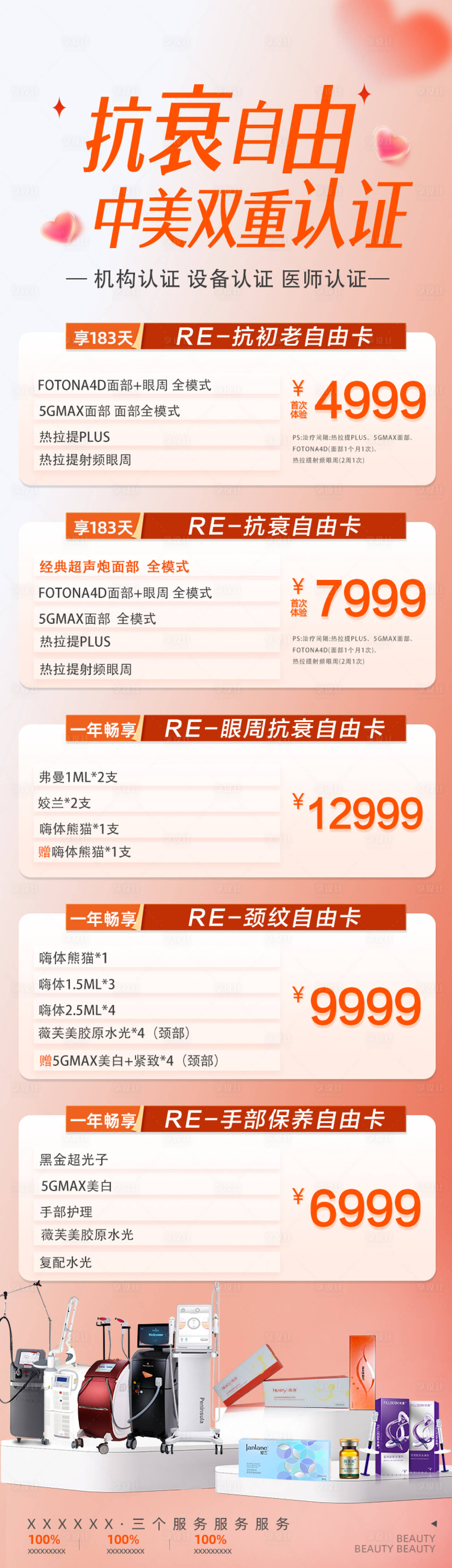 源文件下载【享设计】搜索编号：94560033587021638【医美抗衰自由长图】