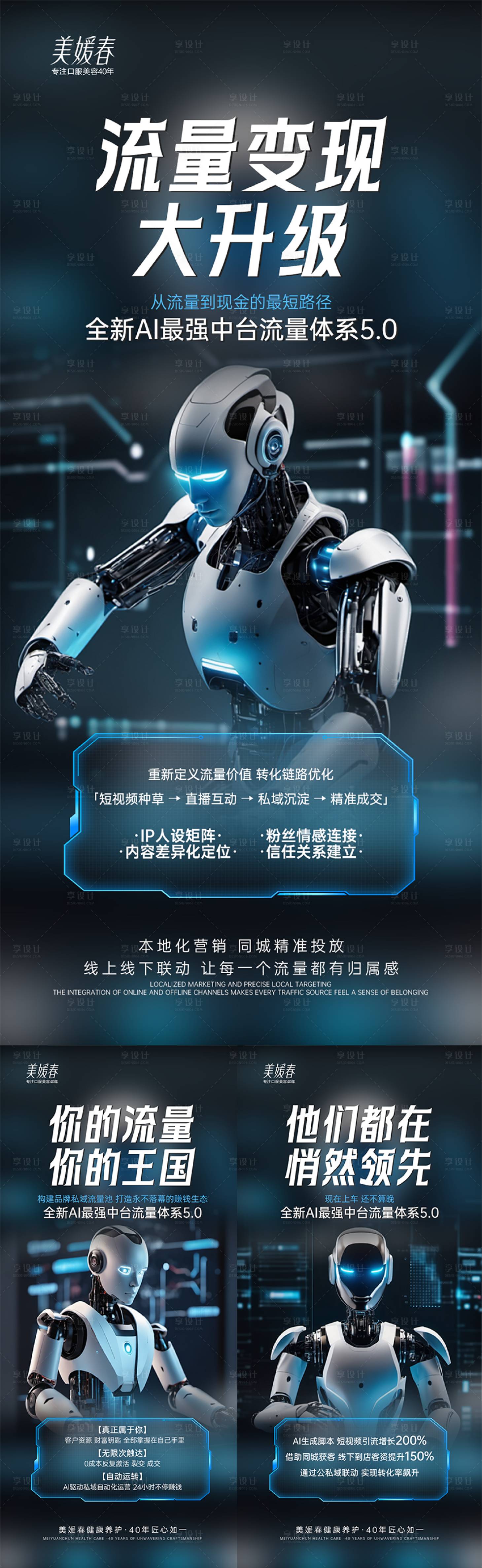 源文件下载【享设计】搜索编号：59650033694104458【AI智能科技造势系列海报】