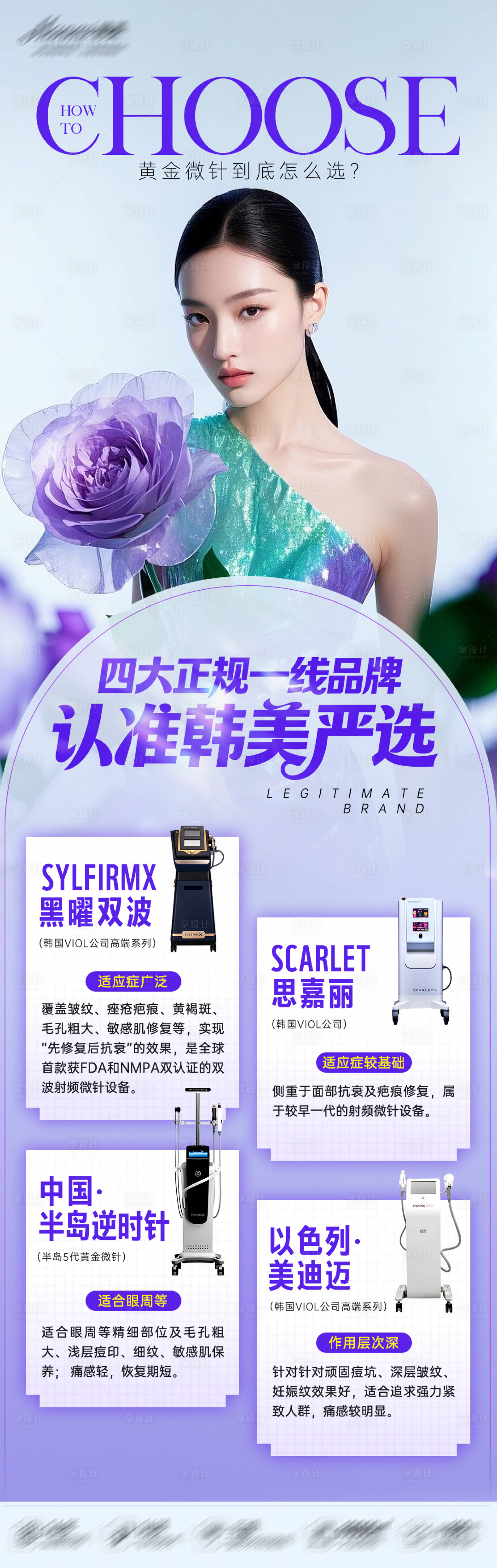 源文件下载【享设计】搜索编号：70770033423109305【医美黄金微针海报】