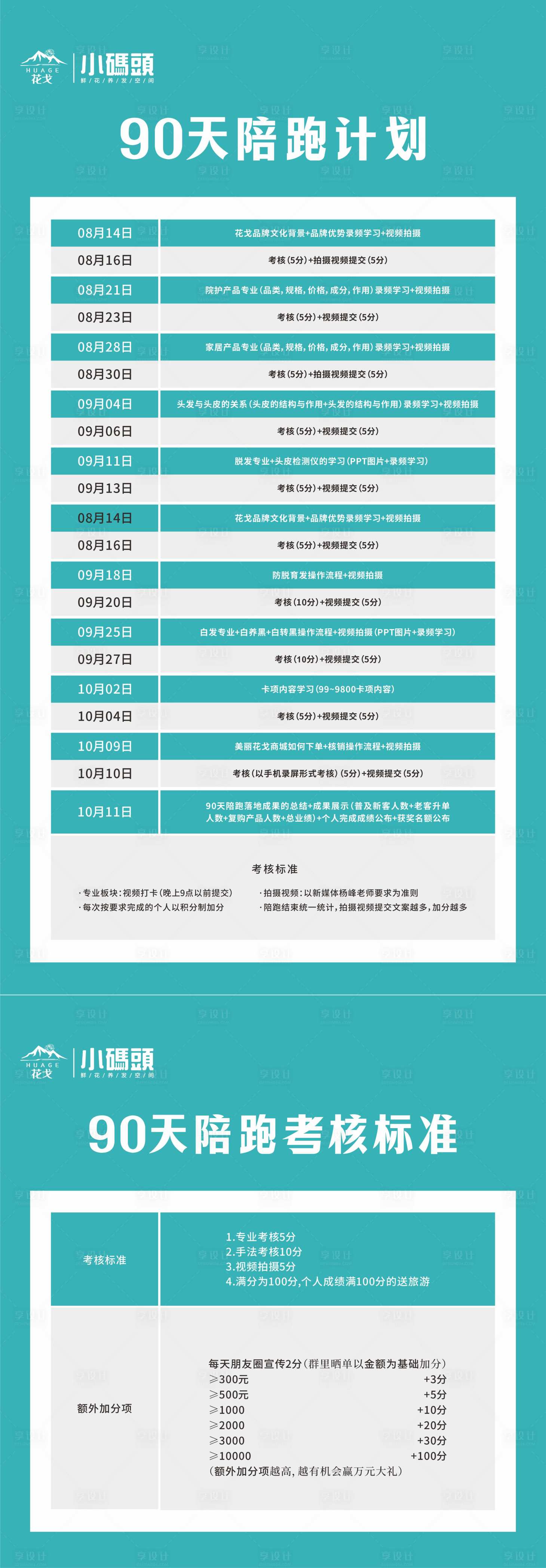 源文件下载【享设计】搜索编号：77850033627331218【陪跑计划表】