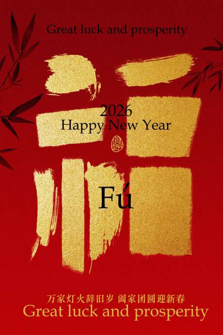 源文件下载【享设计】搜索编号：64310033806985050【红色新年祝福复古海报】