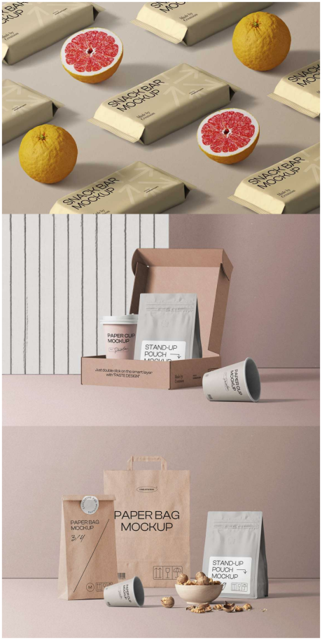 源文件下载【享设计】搜索编号：24090033686942520【咖啡品牌产品包装场景展示样机合集 】