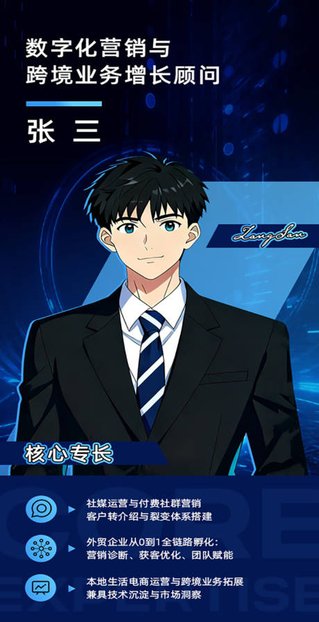 源文件下载【享设计】搜索编号：20320033542857575【人物介绍宣传海报】