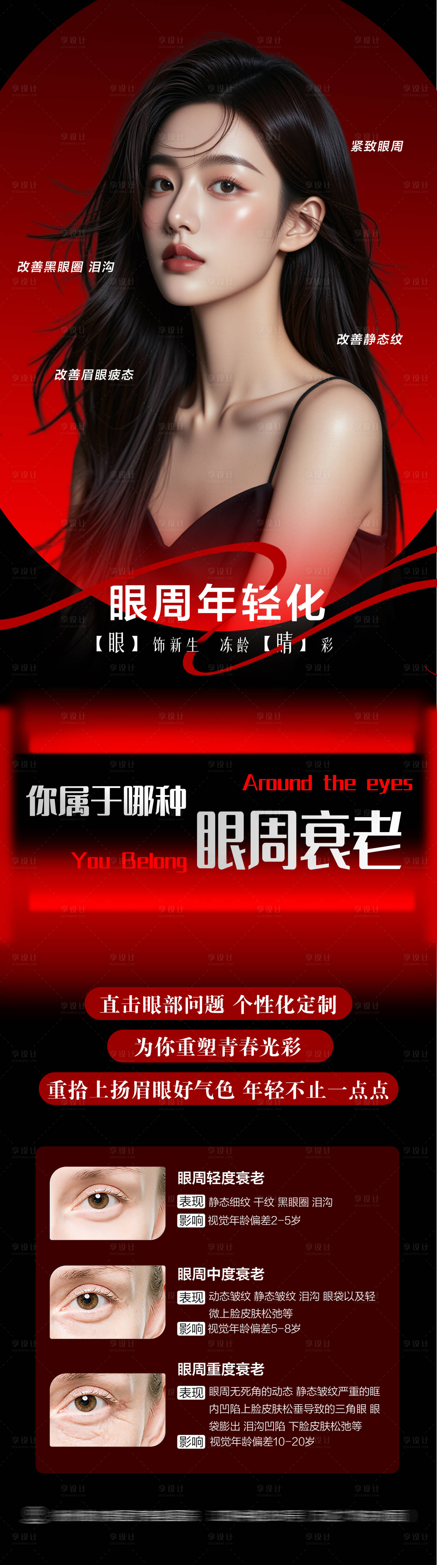 源文件下载【享设计】搜索编号：59580033447826542【医美眼周抗衰宣传海报】