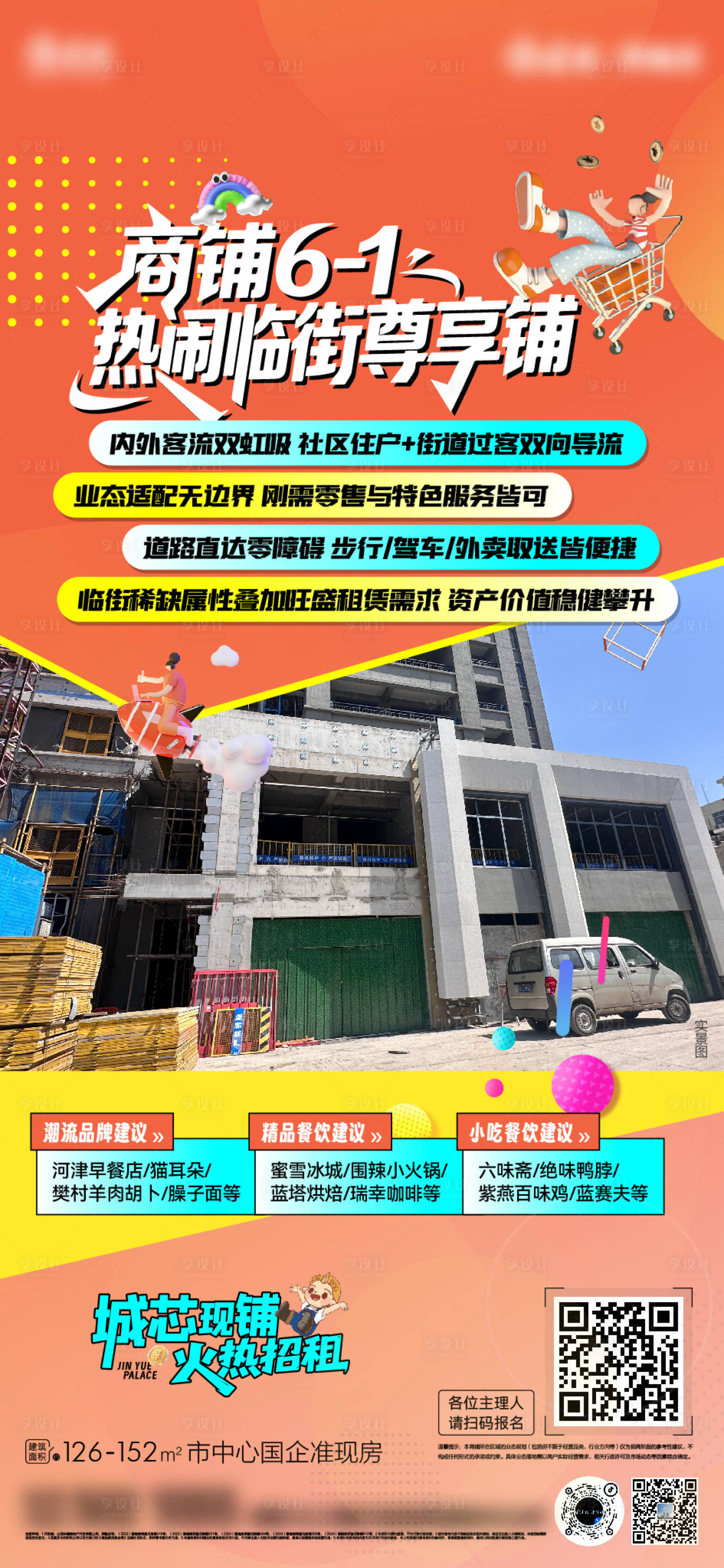 源文件下载【享设计】搜索编号：94970033500074528【商铺招租海报】