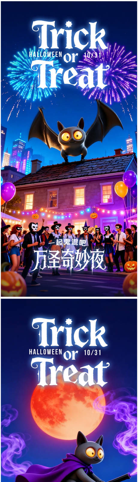 源文件下载【享设计】搜索编号：84260033762961697【万圣节系列海报】