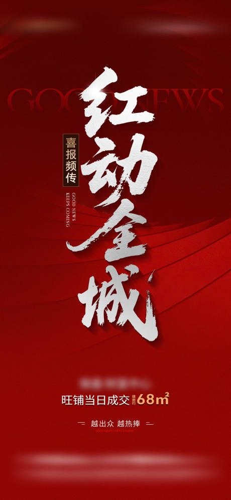 源文件下载【享设计】搜索编号：50780033780765563【地产热销喜报海报】