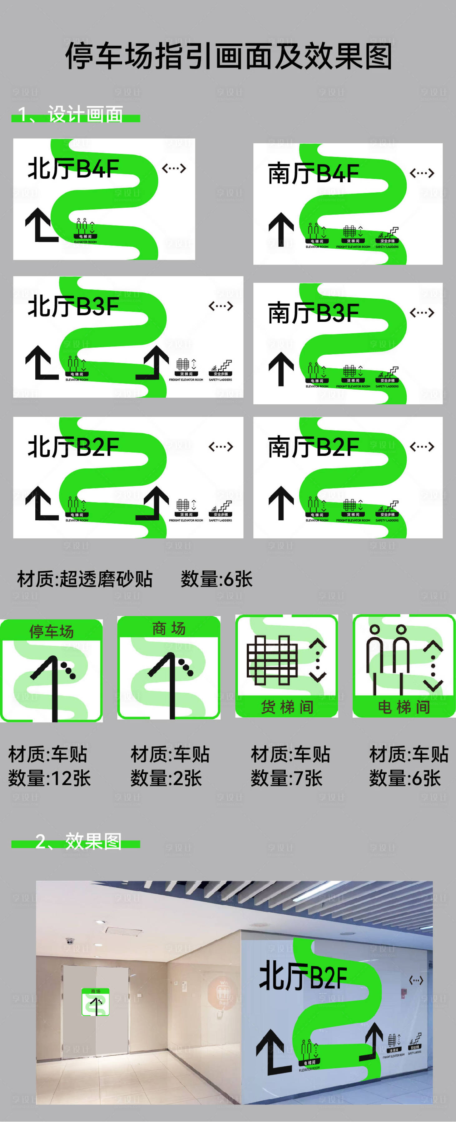 源文件下载【享设计】搜索编号：83820033432803478【停车场指引导视】