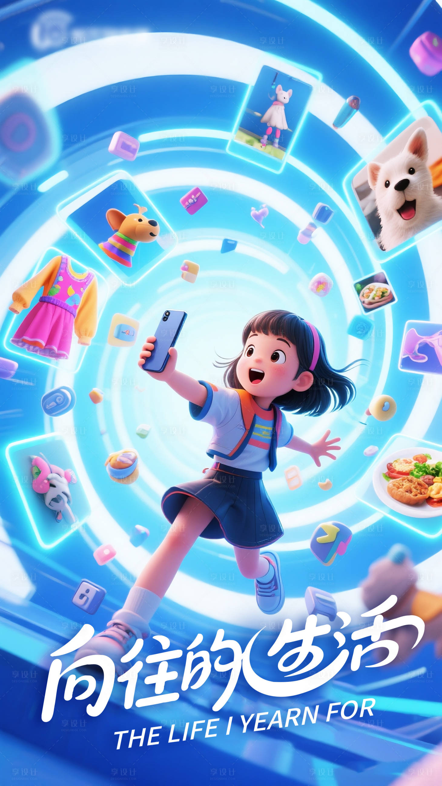 源文件下载【享设计】搜索编号：52820033837693671【购物生活海报】