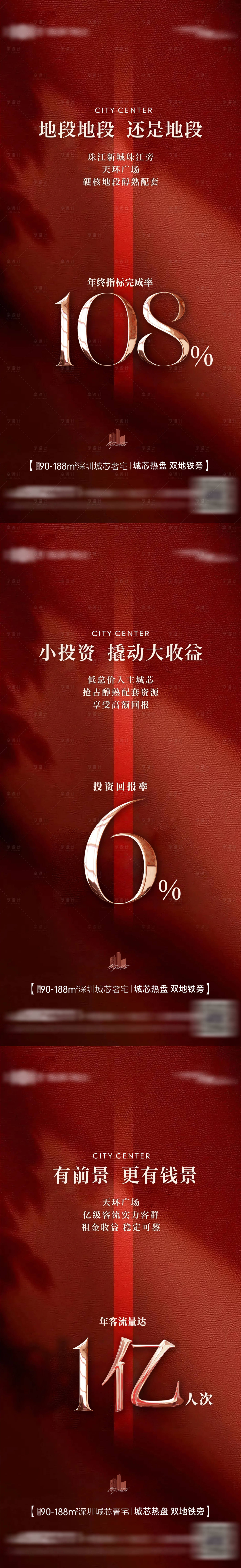 源文件下载【享设计】搜索编号：48690033942827634【地产现房热销大字报数据海报】