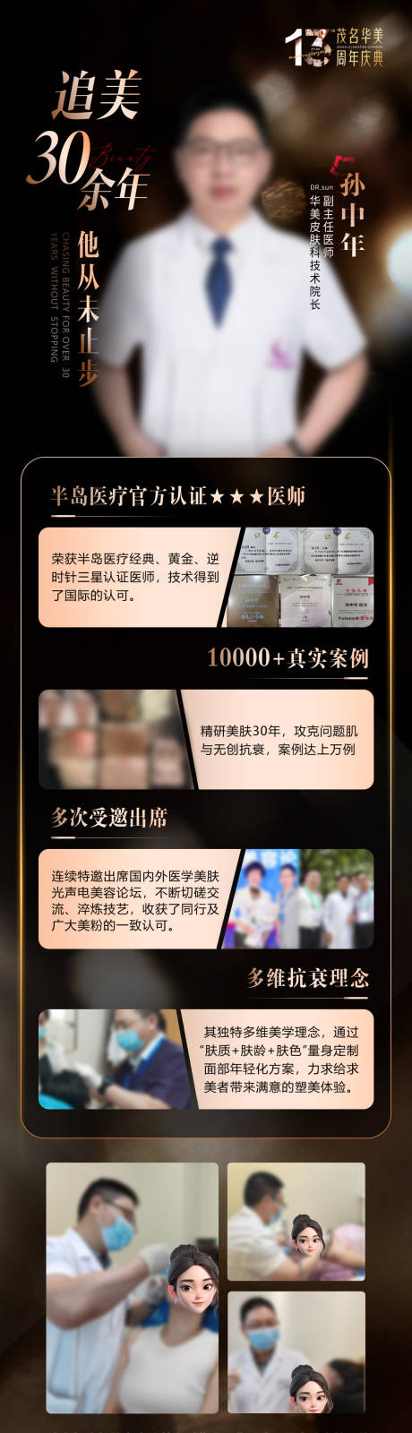 源文件下载【享设计】搜索编号：14790034204643566【皮肤院长专家海报】