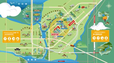 源文件下载【享设计】搜索编号：16780034173971128【地产区位图  】